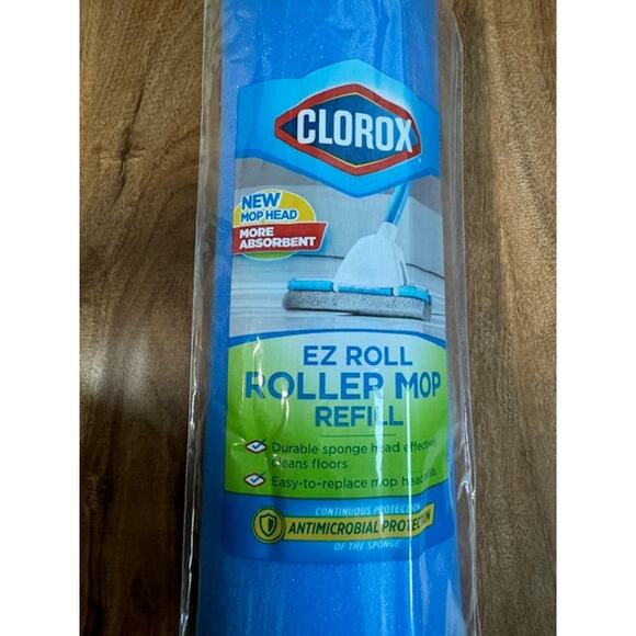 Clorox EZ Roller Mop Refill Antimicrobial for Hardwood Tile Vinyl- NEW - Picture 3 of 4
